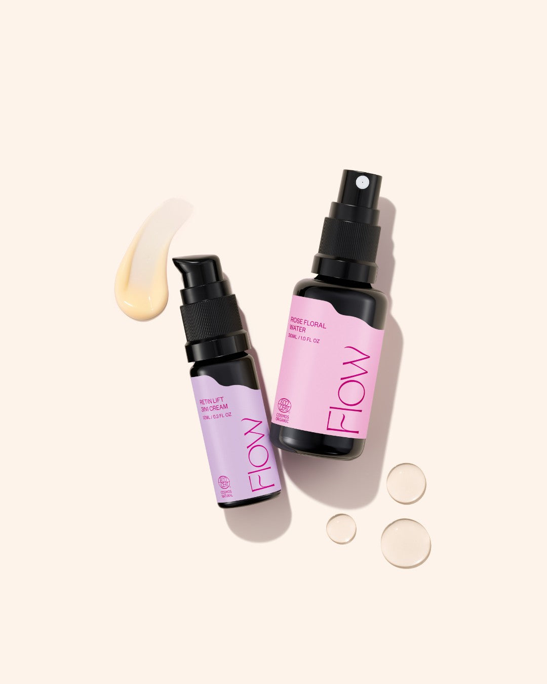 INSTANT LIFT DUO - smoothing, calming, and moisturizing mini set for aging skin 