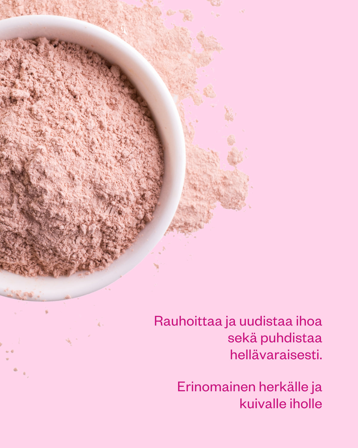 OUTLET Pink Clay Mask for sensitive and dry skin 